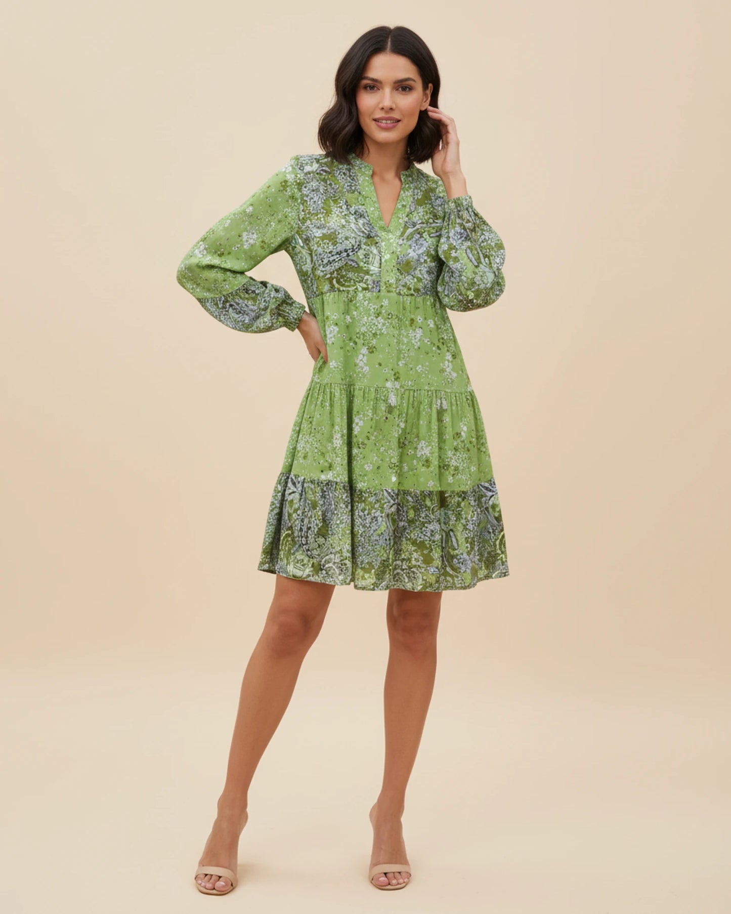 Women's Floral Mini Dress image