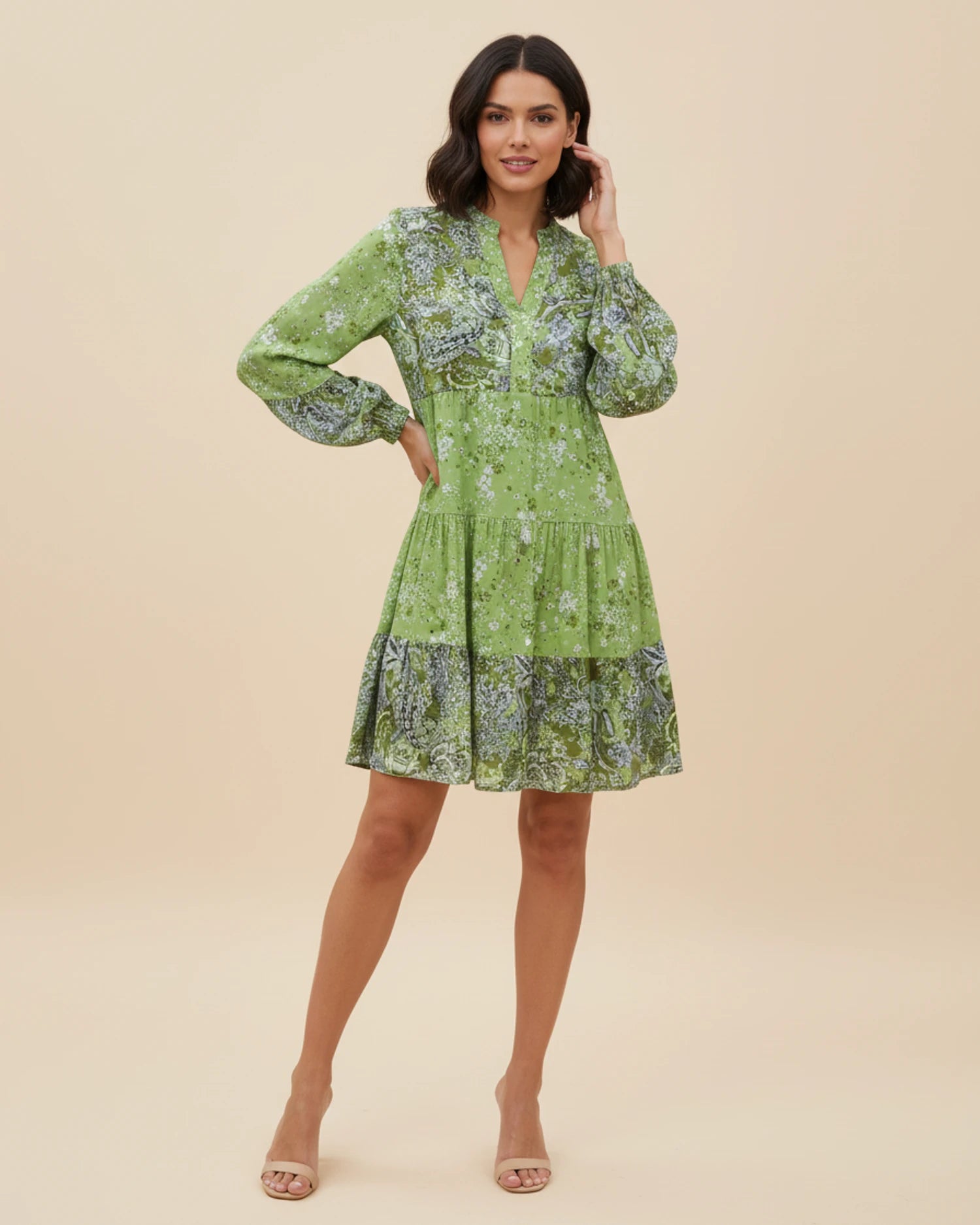 Women's Floral Mini Dress image