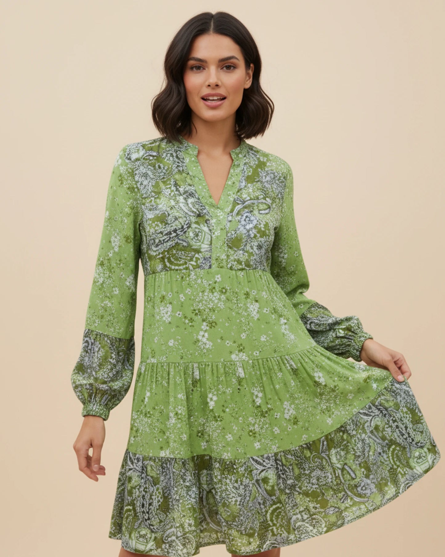 Women's Floral Mini Dress image