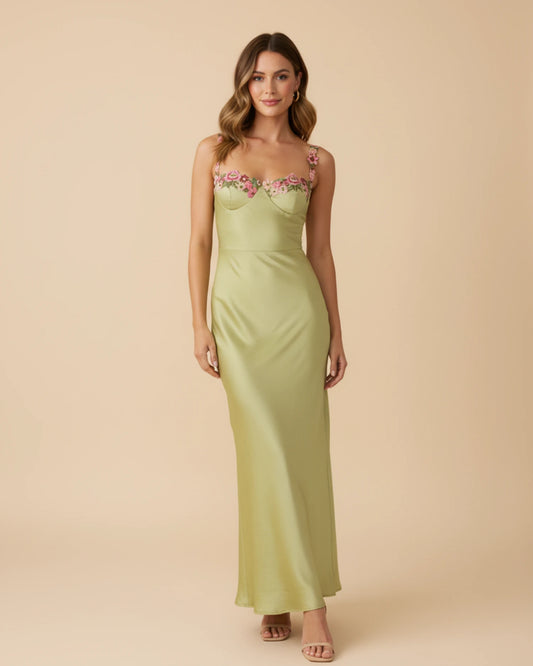 Women's Floral Slip Maxi Dress image