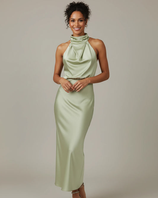 Women's Halter Midi Dress image