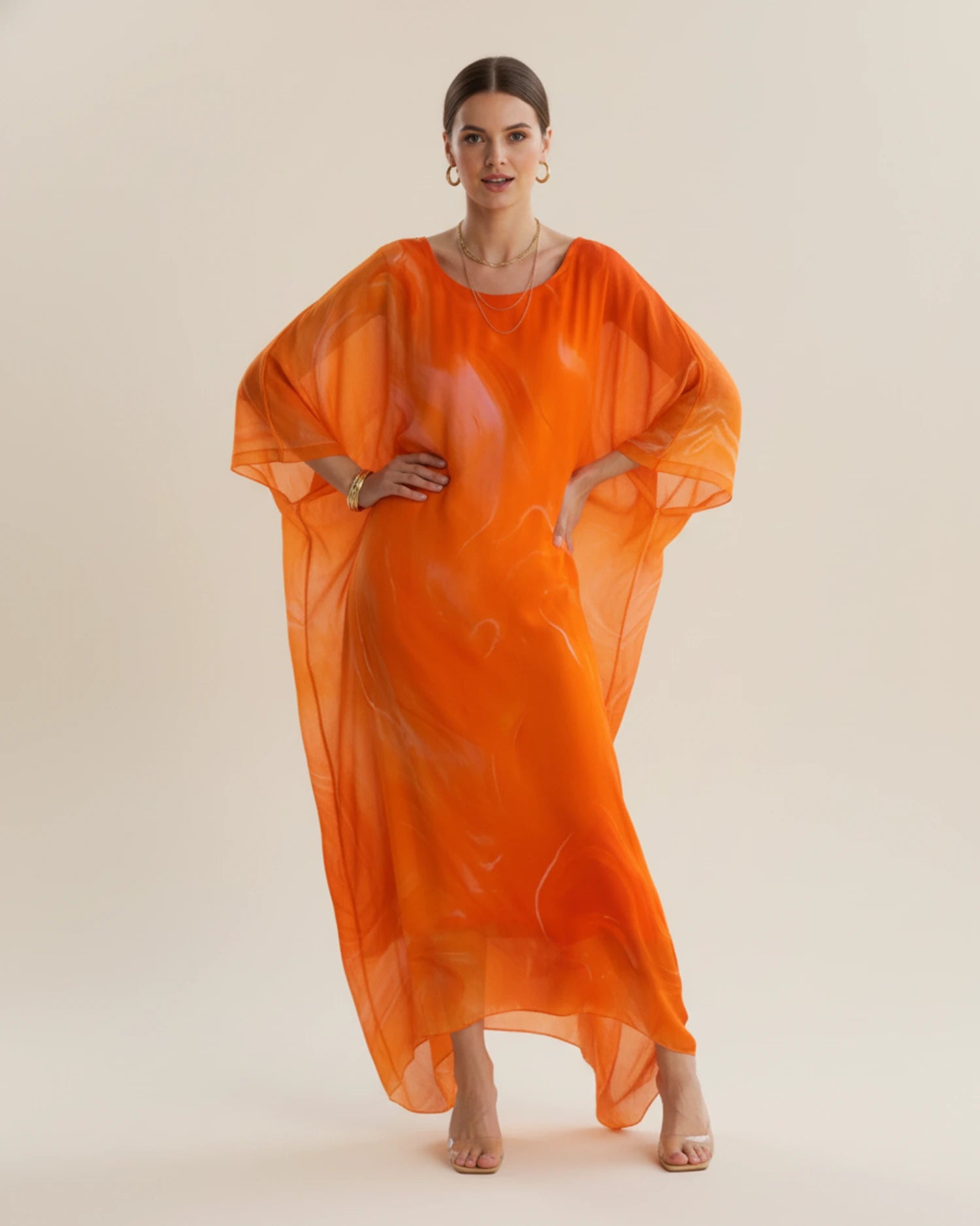 Women's Long Sleeve Maxi Dress image