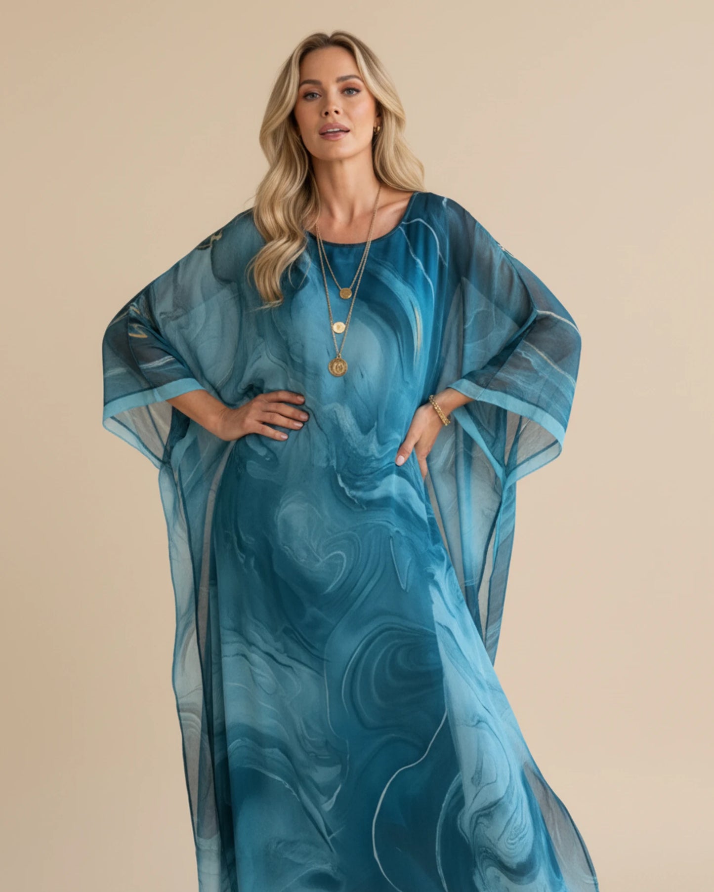 Women's Long Sleeve Maxi Dress image