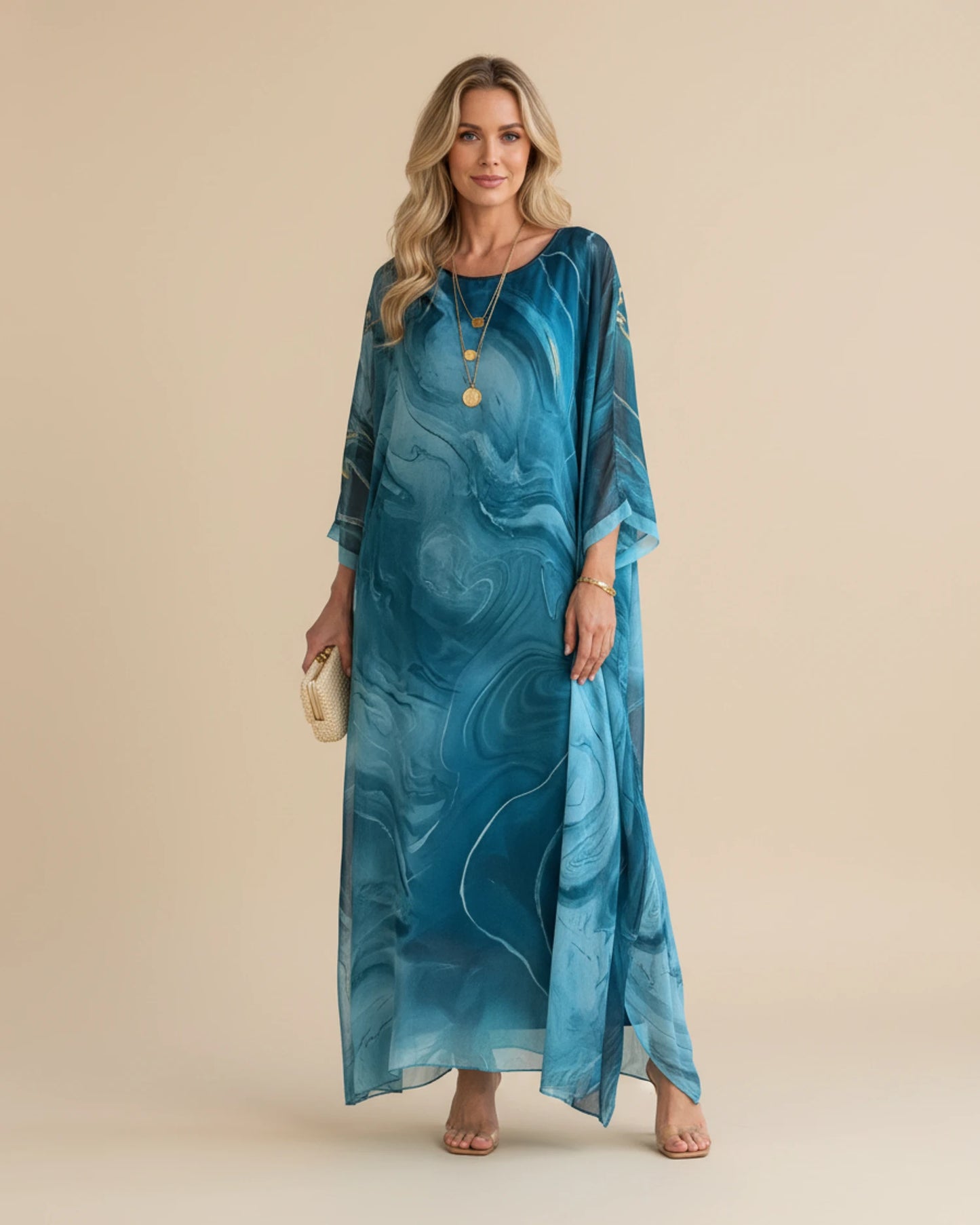 Women's Long Sleeve Maxi Dress image