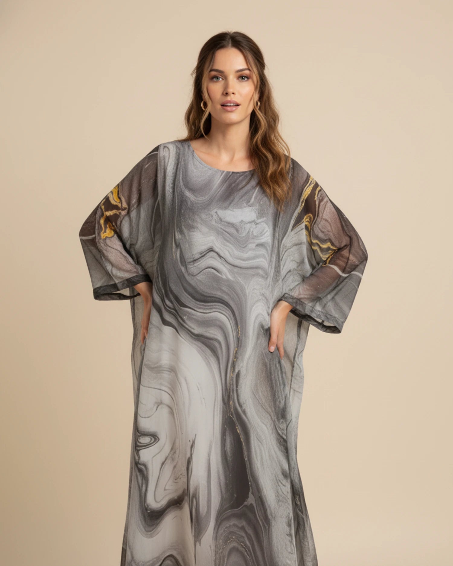 Women's Long Sleeve Maxi Dress image