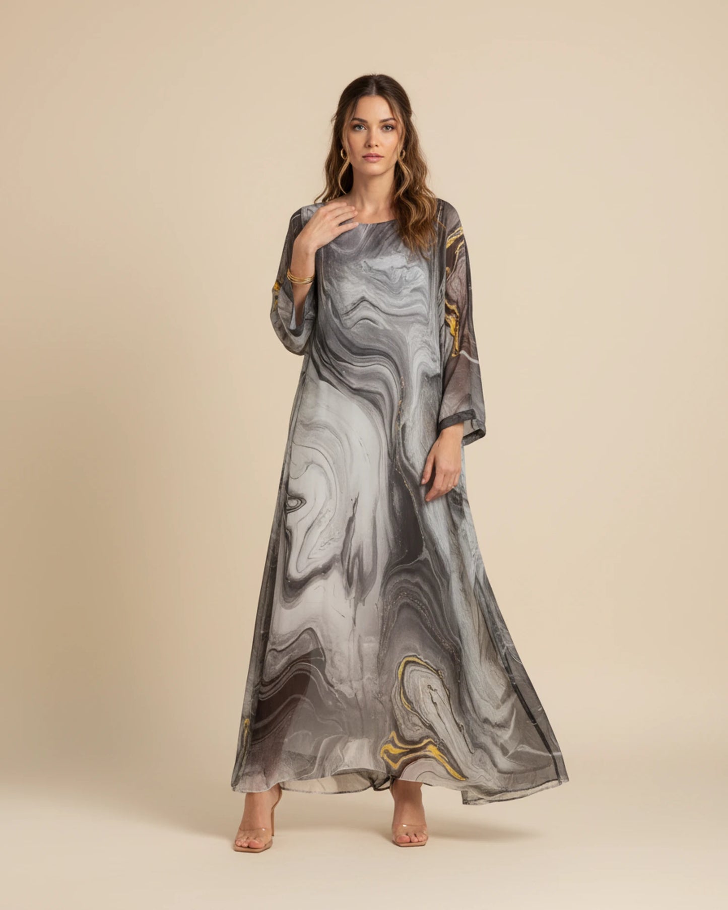 Women's Long Sleeve Maxi Dress image
