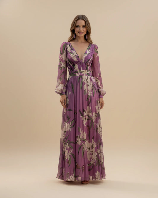 Women's Long Sleeve Summer Maxi Dress image