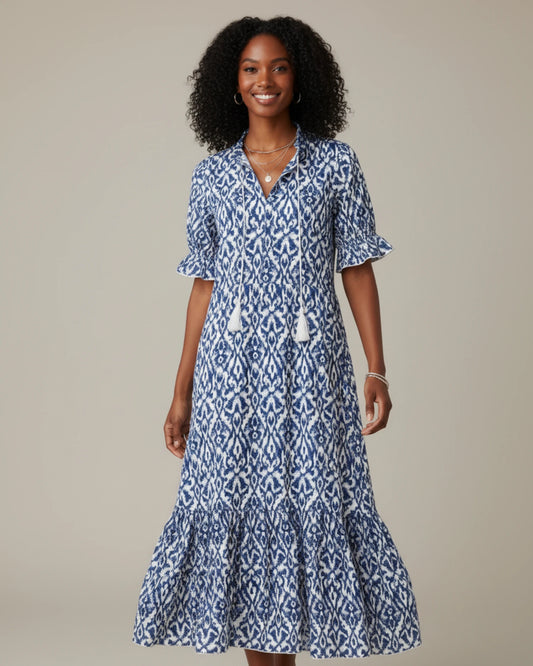 Women's Printed Midi Dress image