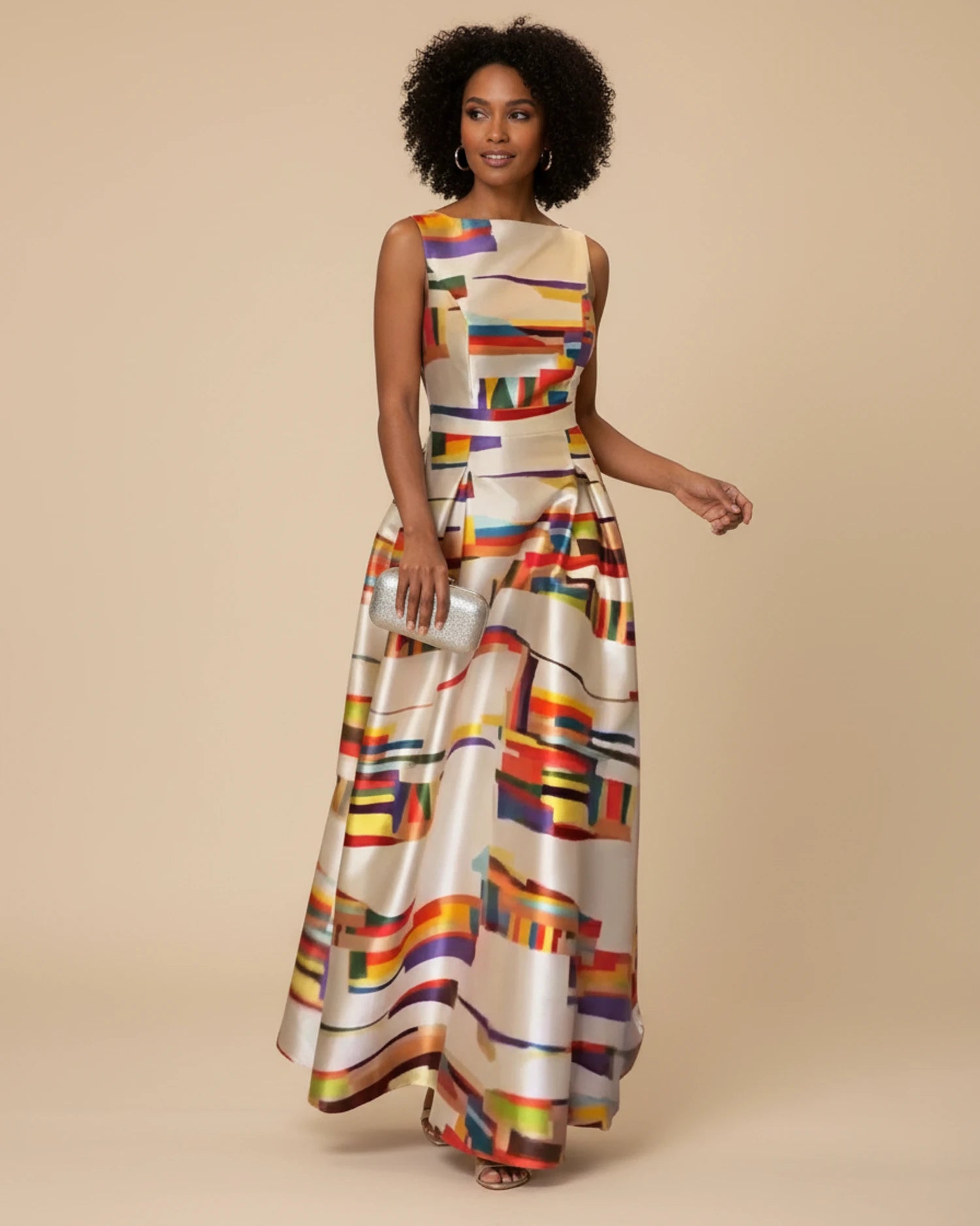 Women's Sleeveless A-Line Maxi Dress image