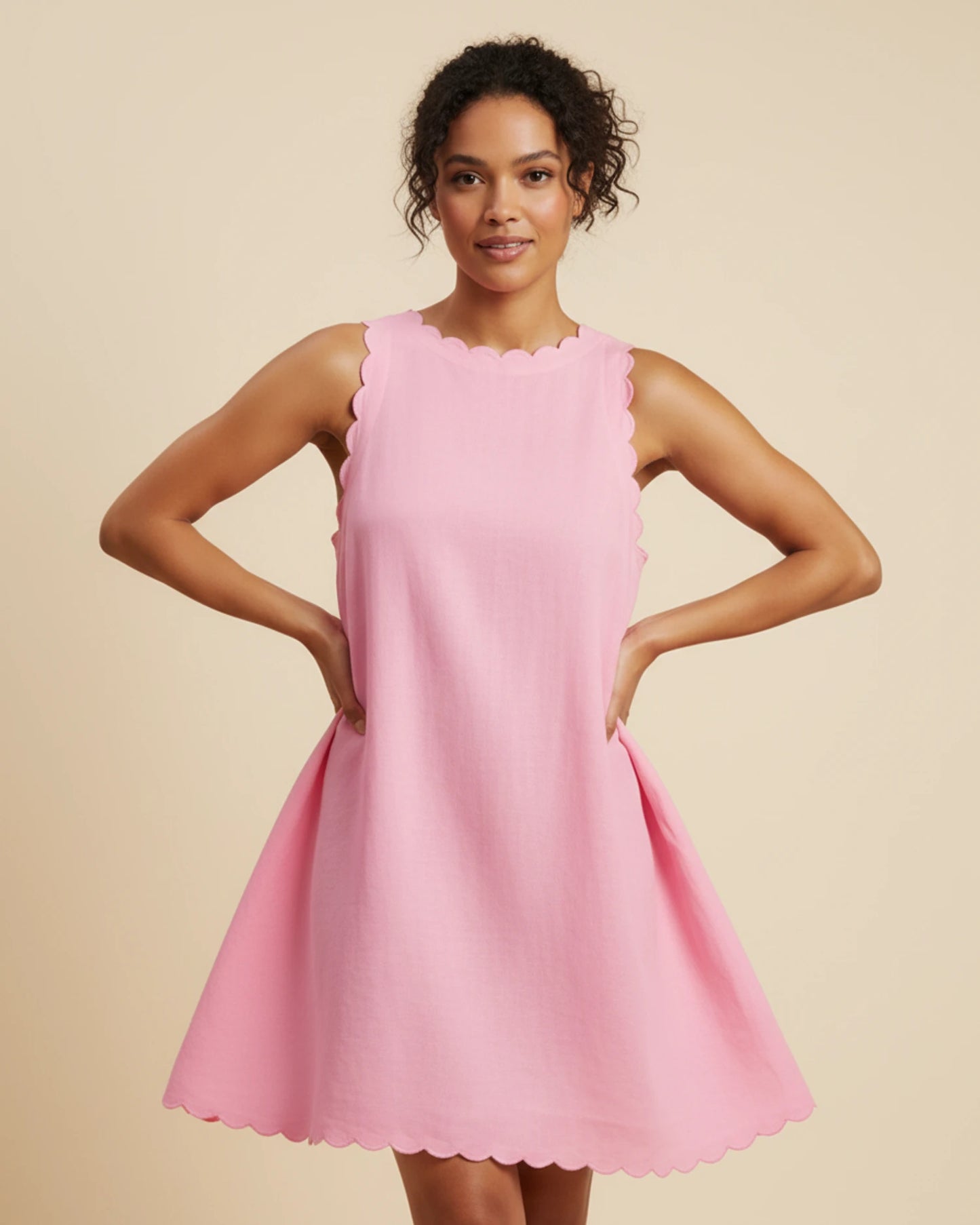 Women's Sleeveless A-Line Mini Dress image