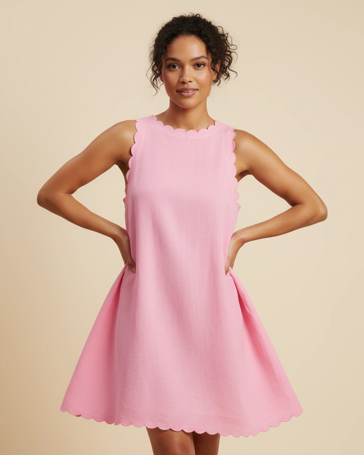 Women's Sleeveless A-Line Mini Dress image