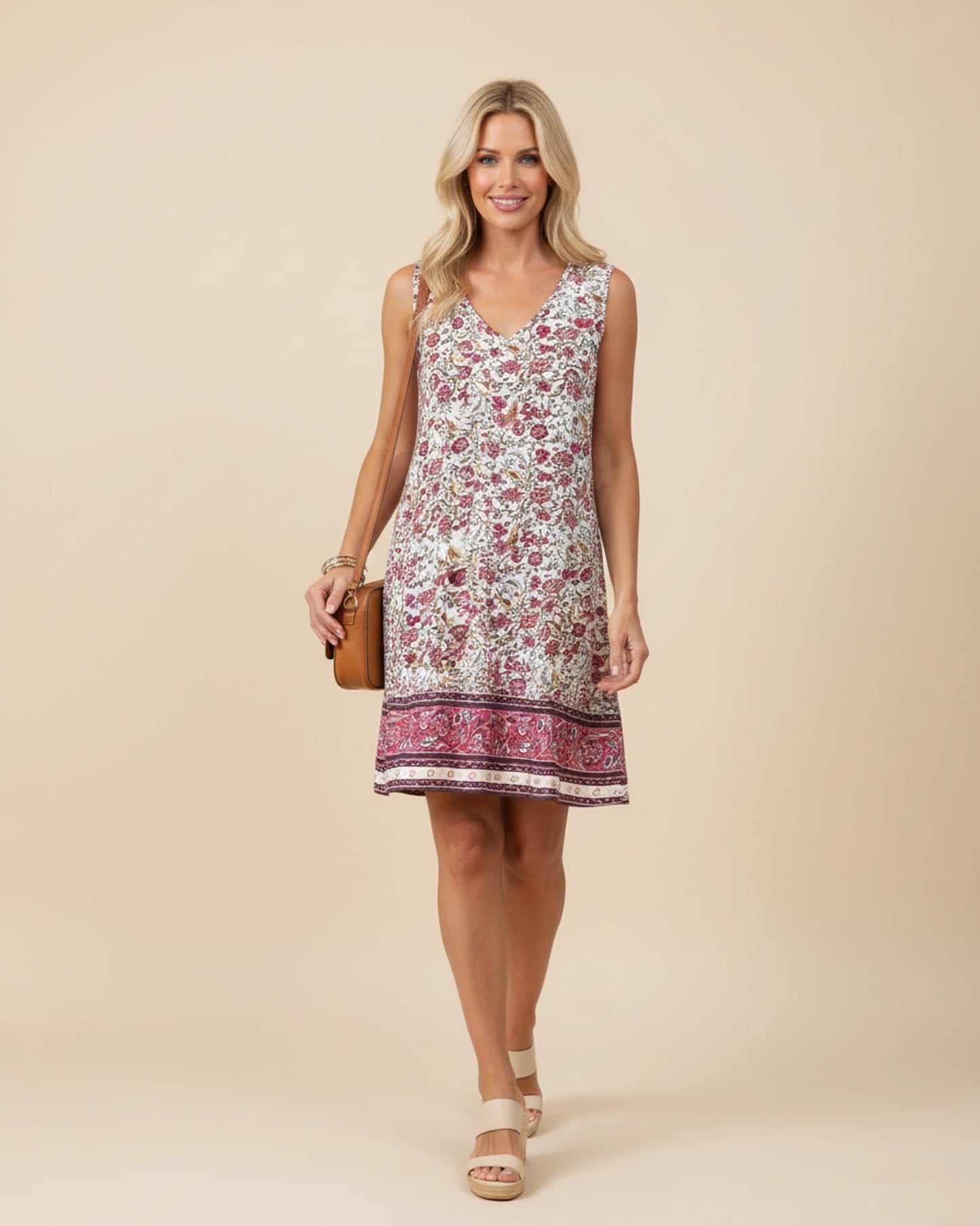 Women's Sleeveless Summer Mini Dress image