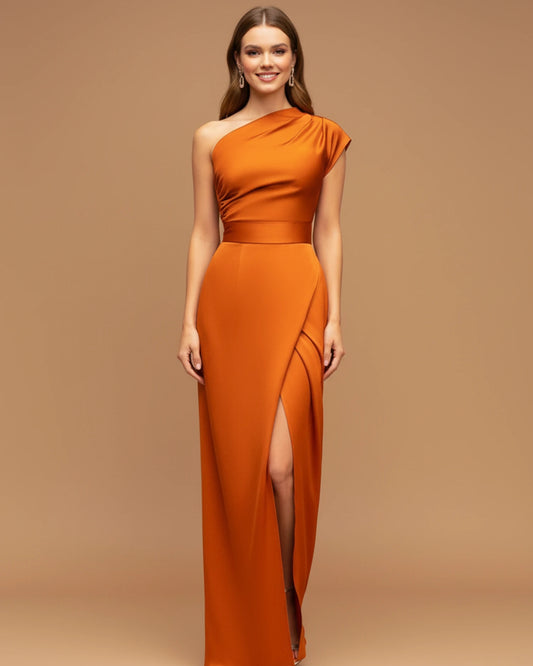 Women's Slit Wrap Maxi Dress image
