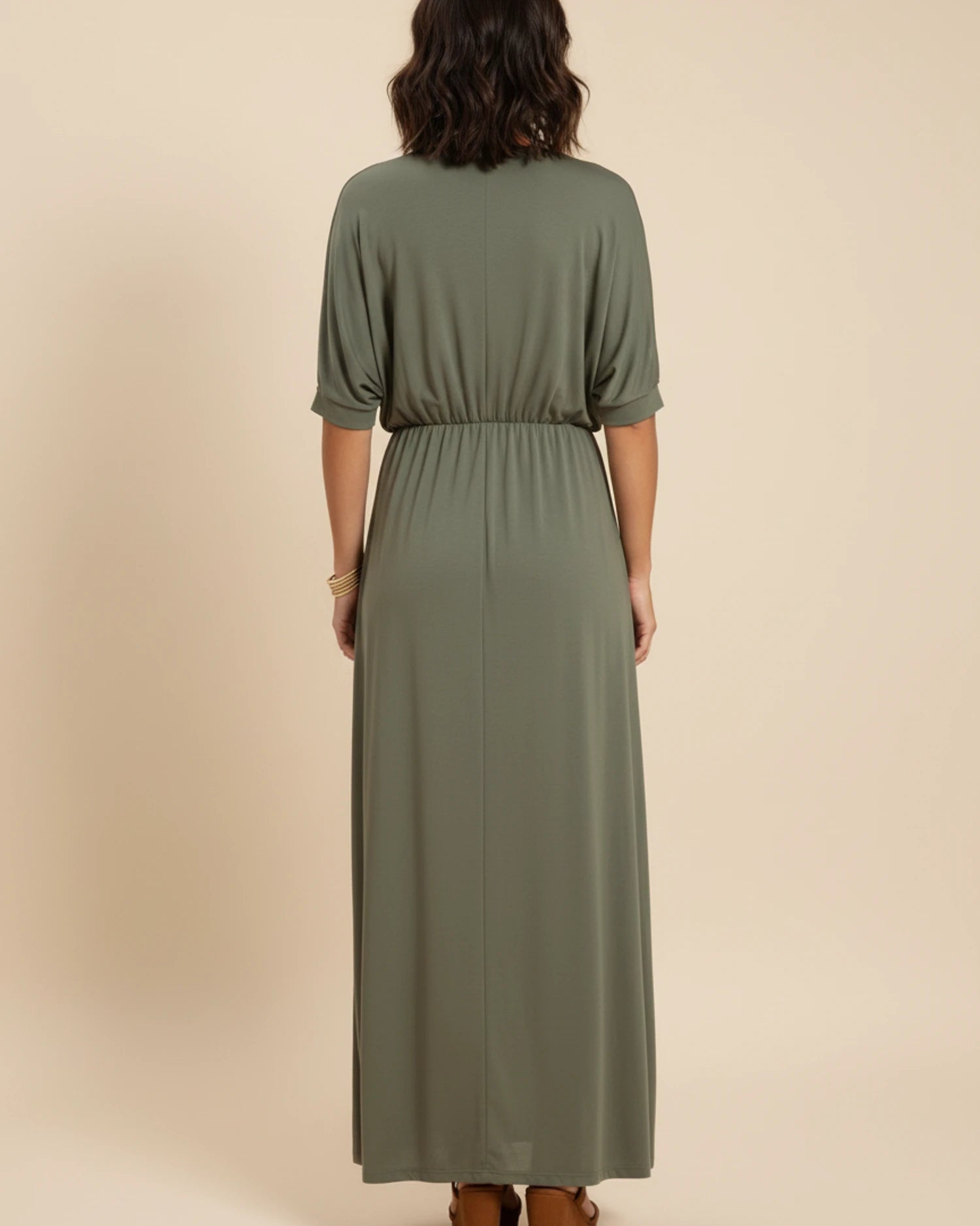Women's V-Neck Maxi Dress image